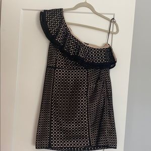 Jcrew one shoulder dress